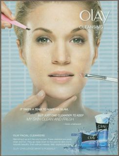 Olay 2011 print ad / magazine advertisement, Carrie Underwood