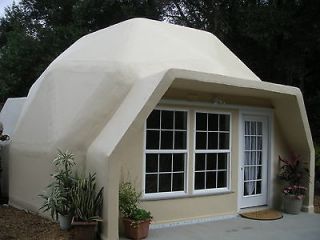 22 Ft. Geodesic Dome   ECO Cottage Dome Kit   Steel and Cement 