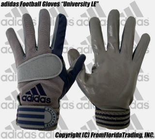 adidas football gloves university le m navy x gray time