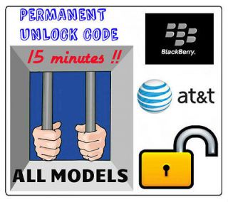 UNLOCK ANY BLACKBERRY BOLD TORCH CURVE PEARL LOCKED TO AT&T 15 min