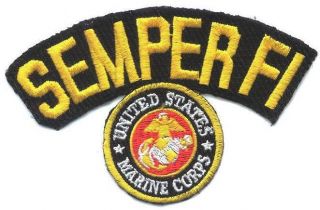 united states marine corps semper fi custom embroidered military patch 