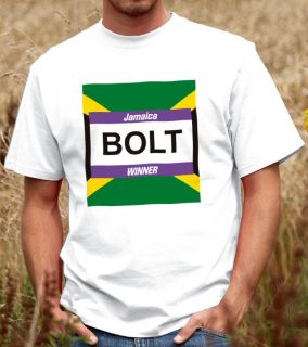 Bolt T shirt, Jamaican Athlete, Running Tshirt, Sprinter Tee (TTC D215 