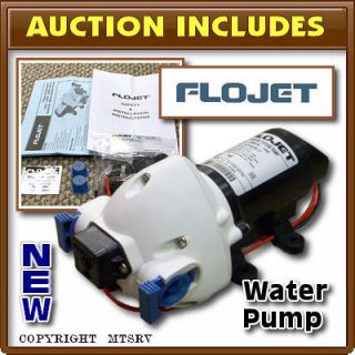 FLOJET Triplex 12v Fresh Water Pump   RV Consession Trailer 2.9 GPM 