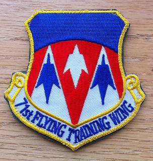 Air Force 71st Flying Training Wing Flight Suit Patch Vance AFB