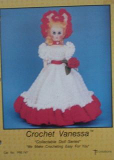 TD Creations Vanessa Crochet 15 Fashion Doll Pattern Collectable Doll 