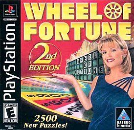 wheel of fortune 2nd edition sony playstation 1 2000 time