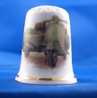 fine china thimble vespa 150 with sidecar 1970 from united