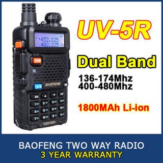   Radio BAOFENG UV 5R Professional FM Transceiver Dual Band Frequency