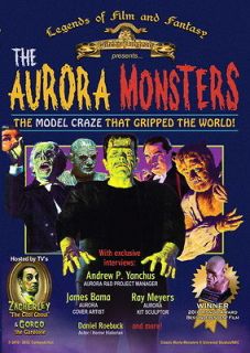 THE AURORA MONSTERS DVD 60s Model Craze Zacherley James Bama FREE 