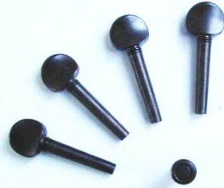 new black violin tuning pegs and endpin set size 1 2  10 44 
