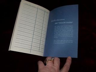 VINTAGE BLUE BOOK OF TELEPHONE NUMBERS/MICHIG​AN BELL TELEPHONE 