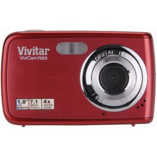 newly listed vivitar vivicam 7022 7 1 mp digital camera strawberry 