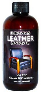 NEW European Leather Restorer   Leather Cleaner & Conditioner