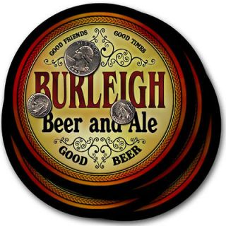 burleigh s beer ale coasters 4 pack 
