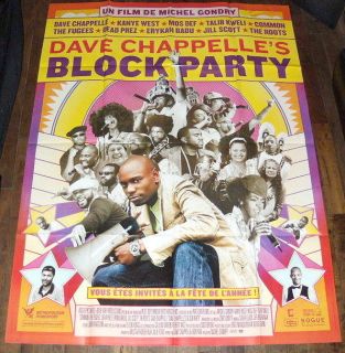 Dave Chappelles BLOCK PARTY Fugees Roots RNB Soul LARGE French 
