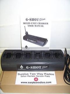 NEW 6 UNIT RAPID GANG CHARGER FOR MOTOROLA HT750 HT1250 HT1250LS 