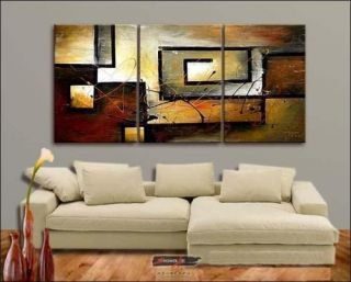 3pc sale modern abstract huge wall art oil painting on