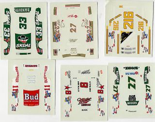 64 scale decal 6 vintage nascar decals time left