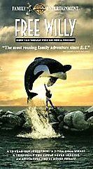 warner brothers home video movie free willy vhs 1993 clamshell