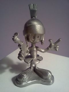 Warner Brothers MARVIN THE MARTIAN Rawcliffe PEWTER Statue from 1994