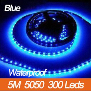 Best Good Blue 5M SMD 5050 300 Leds String Light Waterproof IP65 12V