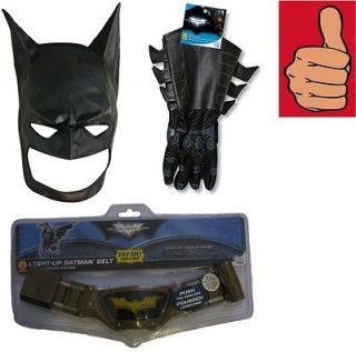   Set   Gloves + Mask + Utility Belt   Child   Dark Knight Rises