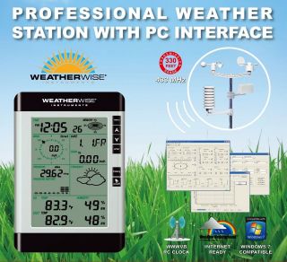 WEATHERWISE WS2080 HOME WEATHER STATION   MONITOR AMBIENT TEMP WIND 