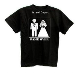 Funny Party Cool T shirt Game Over Marriage Wedding Groom Bachelor 