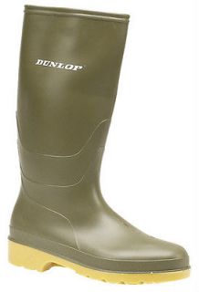 Ladies Womens Dunlop Rubber Sole Wellington Boot Shoe Size 3 4 5 6 7 8