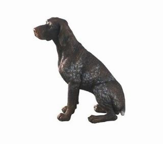 GERMAN SHORTHAIRED POINTER DOG FIGURINE.LIFEL​IKE COLLECTIBLE STATUE