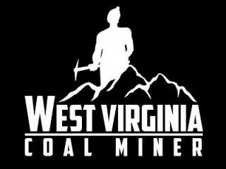 west virginia coal miner decal sticker 6 