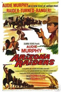 audie murphy classic western arizona raiders 1965 dvd from australia