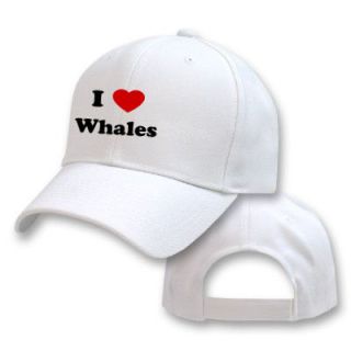 LOVE WHALES ANIMAL BIRD PET CAT DOG EMBROIDERY EMBROIDERED HAT CAP