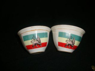ethiopian 2 miniature coffee cups  5 00