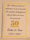 Custom 50th Anniversary Seed Packets Party Favors
