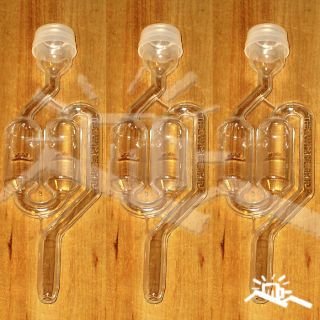   Type Bubble Fermentation Vent   Pack of Three   Beer & Wine Making