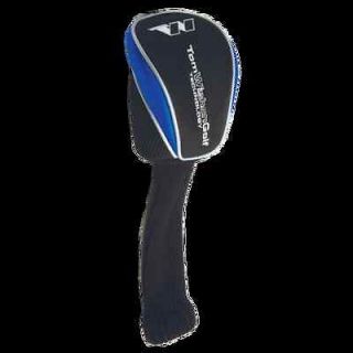 tom wishon golf tadpole driver headcover black and blue time
