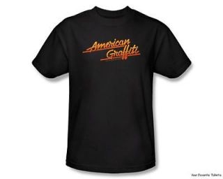 American Graffiti Neon Logo Officially Licensed Adult Shirt S 3XL