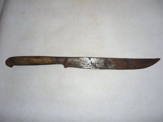 antique ottoman knife wooden handle 18 century from bulgaria time