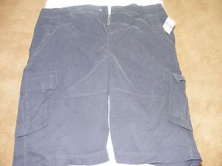 arizona mens cargo shorts size 40 navy blue nwt