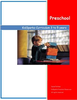 COMPLETE PRESCHOOL Daycare CURRICULUM for Year 2100 pg
