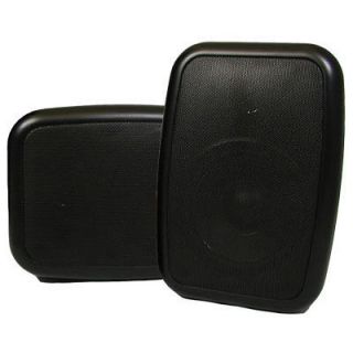 new indoor outdoor hd black audio speakers pair ts4odb one