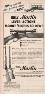 1952 marlin vintage 50s ad rifle scopes model 336 39