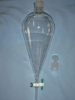 new 2 liter 2000ml squibb separatory funnel 38 stopper time