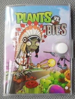   Cartoon Iphone Game PLANTS VS ZOMBIES CREDIT CARD PHOTO ID CASE HOLDER