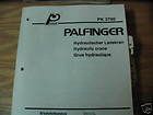 palfinger pk 3700 hydraulic crane parts catalog manual time left