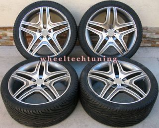 22 MERCEDES BENZ WHEEL AND TIRE PACKAGE   RIMS FIT MBZ GL350, GL450 