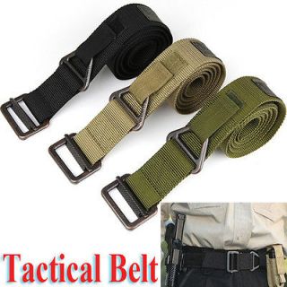 Survival Tactical Belt Waist Strap Fire Rescue Militaria Hunting 