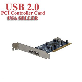NEW Belkin F5U219 2 1 Port USB 2 0 PCI Controller Card Add USB 2 0 to 
