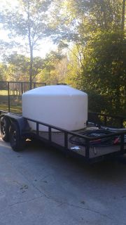 16ft trailer with water tank for pressure washer